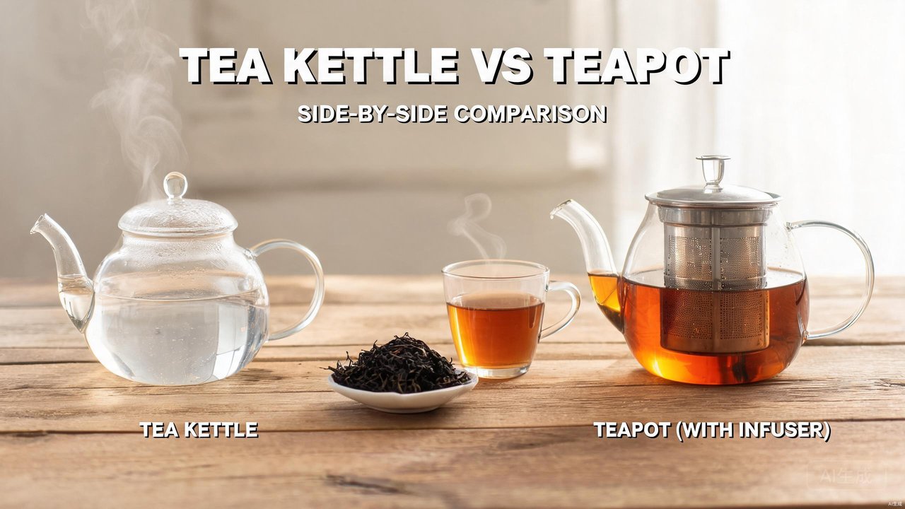 Tea kettle vs teapot comparison for home brewing